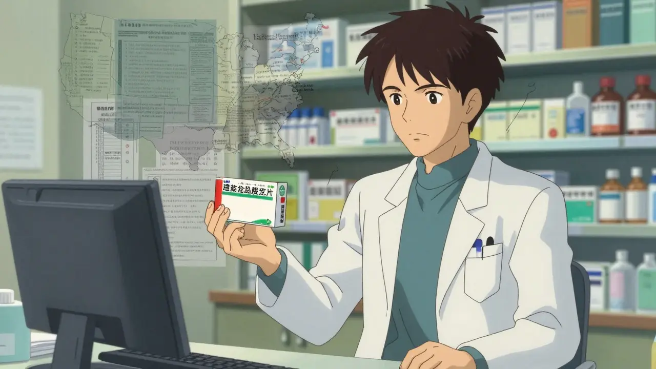 Pharmacist considering biosimilar substitution amidst regulatory complexity