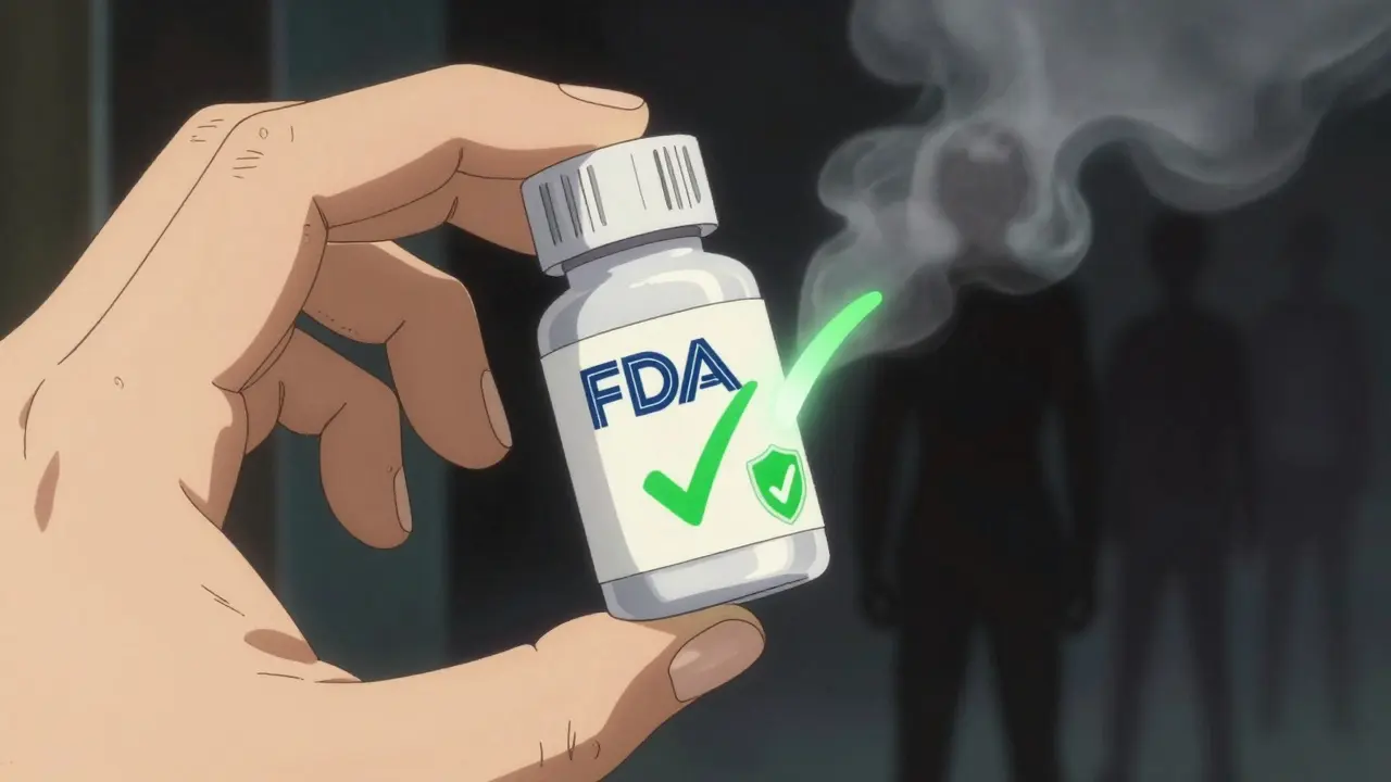 Symbolic representation of safe, verified online pharmacy.