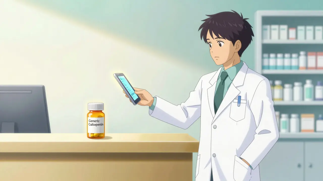 Doctor handing over a glowing prescription that turns into safe medication